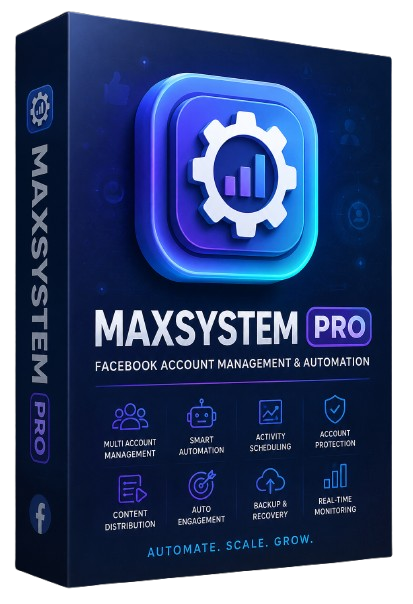 MAXSYSTEM PRO - Facebook Automation (Emulator)