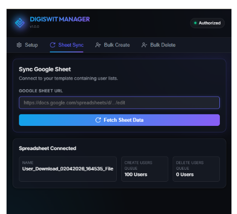 DSI GSuite Extension Manager
