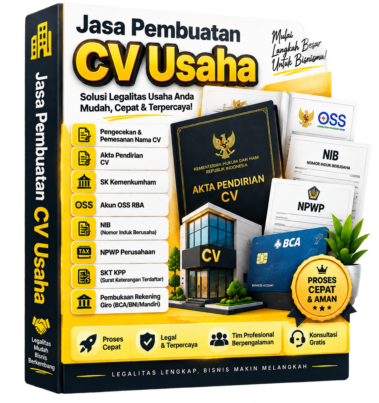 Jasa Pembuatan CV Paket A